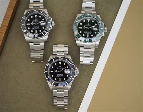 rolex submariner comparison 2020